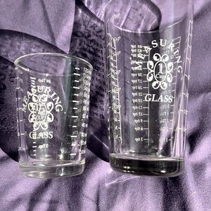 Glass 1 Cup Measure, One Size, Clear